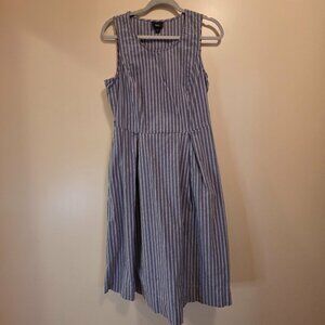 Mossimo Supply Co Pinstripe Dress with Pockets L